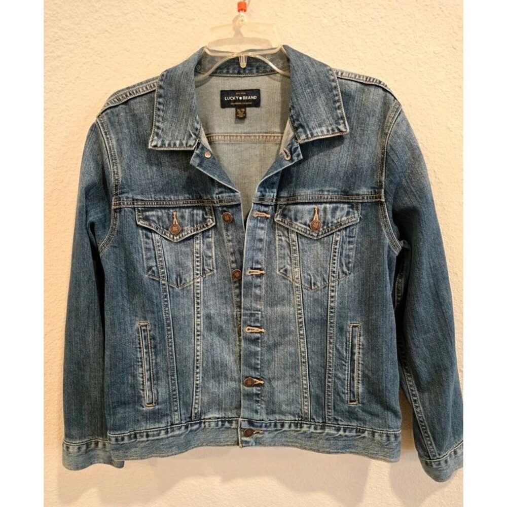 Lucky Brand The Tomboy Trucker Denim Jacket XL